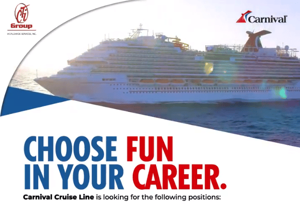 Lowongan Carnival Cruise Line Bulan Desember 2022